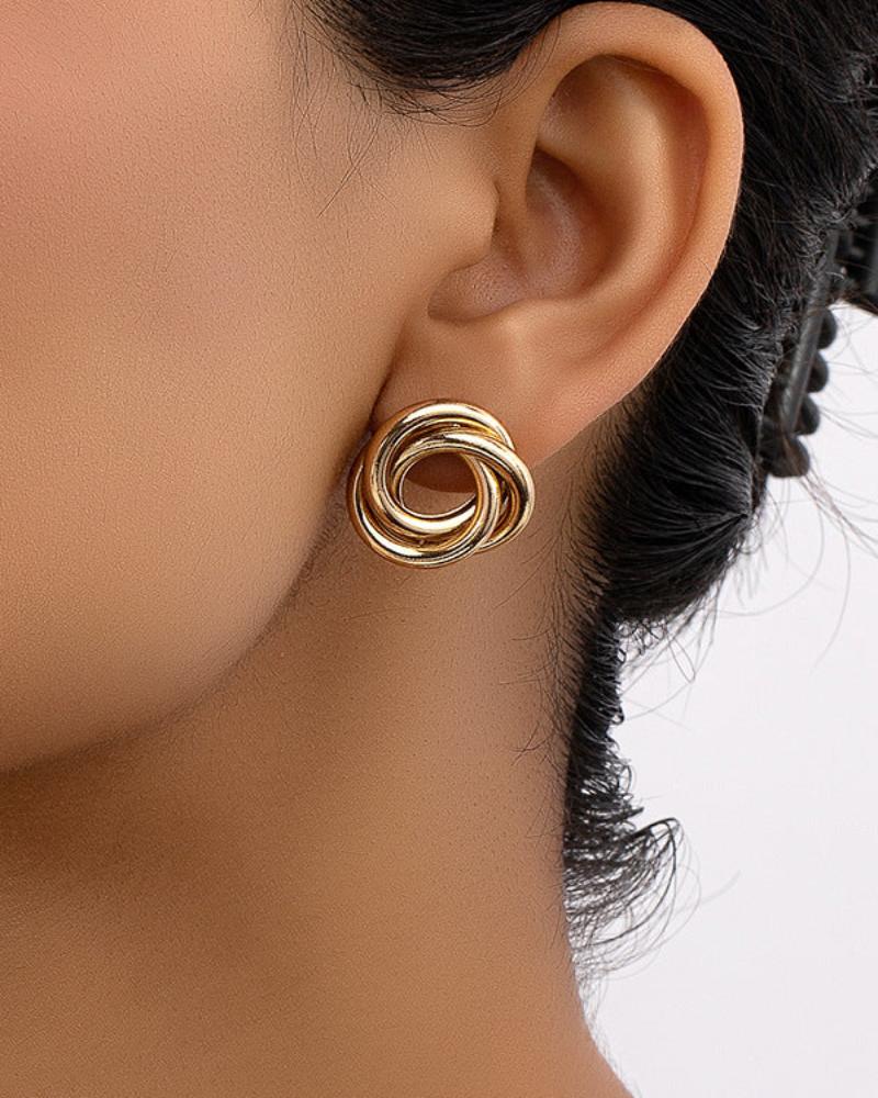 Aurelia Knot Studs